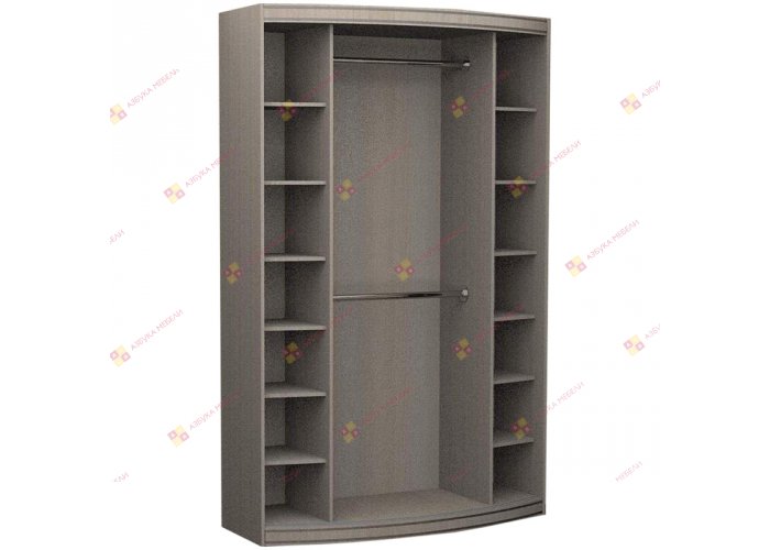 Радуга-450 выпуклый радиусный шкаф-купе